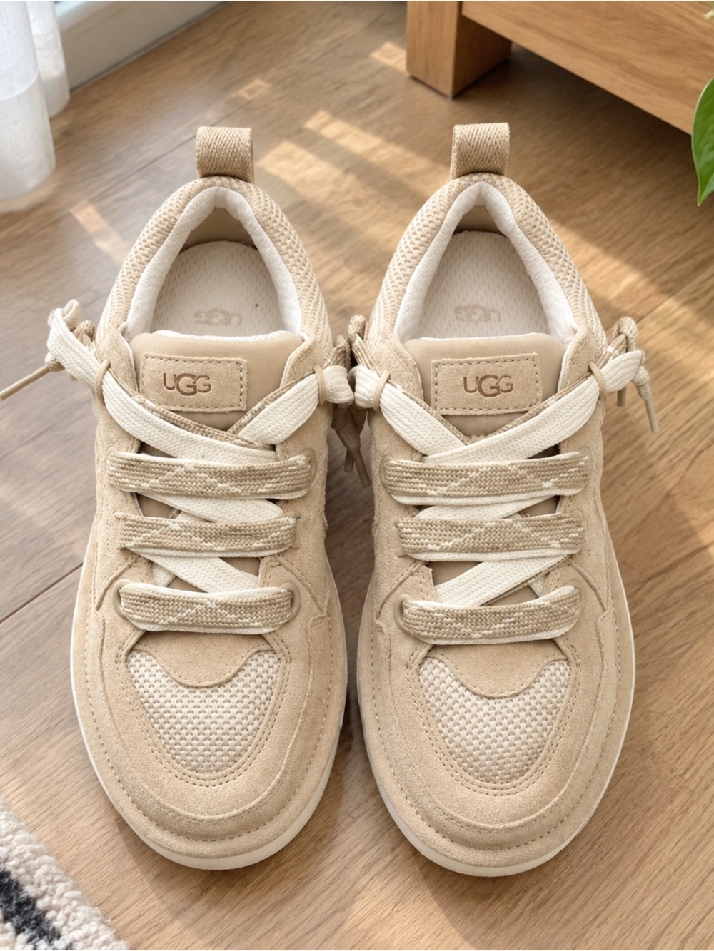 UGG Women's Sand Suede & Mesh Athletic Sneakers